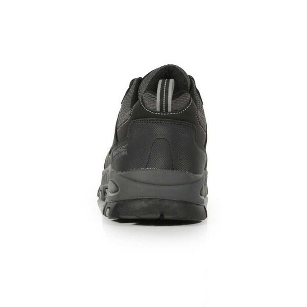 Regatta Professional Mens Nubuck Safety Trainers - Black/Granite
