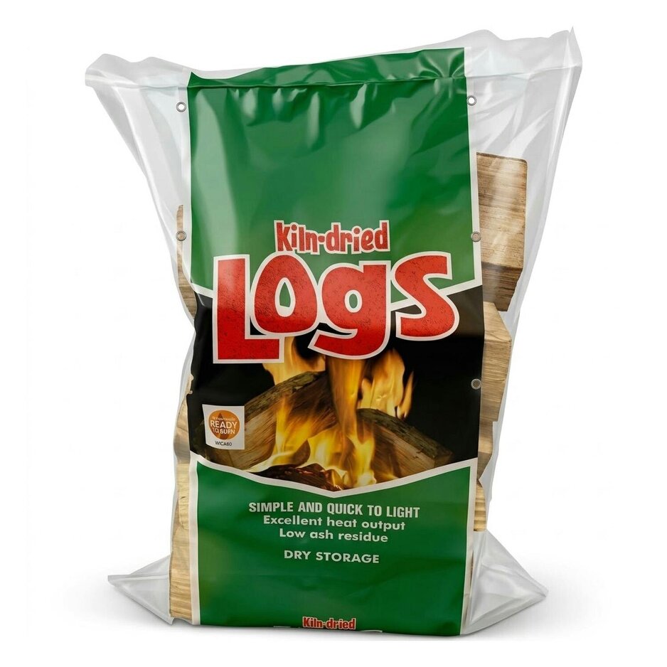 Premium 18L Kiln Dried Hardwood Firewood Long Burning Logs for Multi-Fuel Stoves