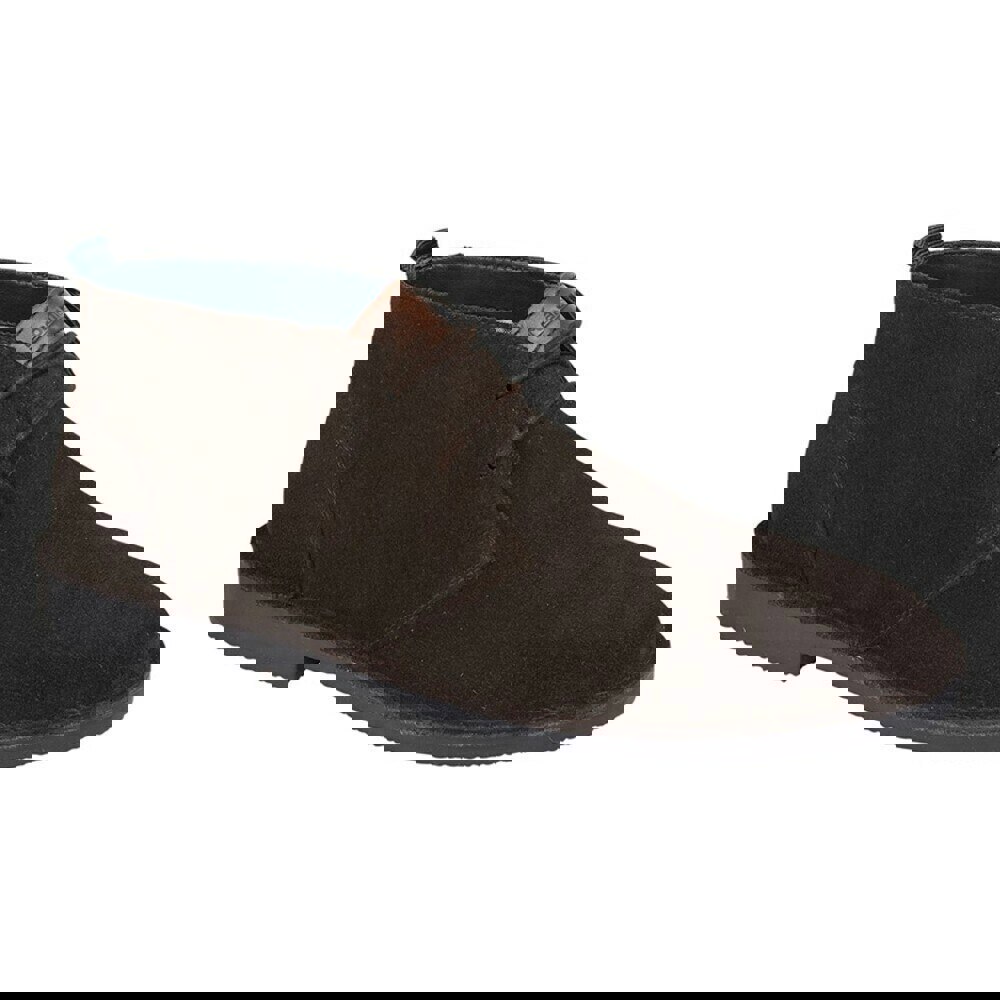 Roamers Men's Suede Desert Boots - Dark Brown