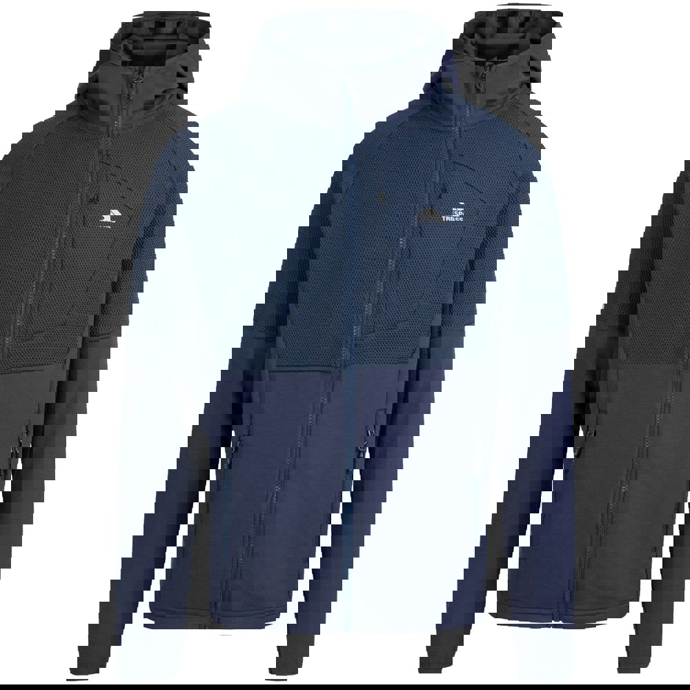 Trespass Mens Bani Active Full Zip Hoodie - Navy