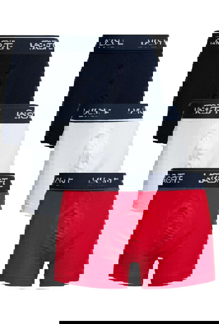 Lacoste 3 Pack Trunks - Assorted