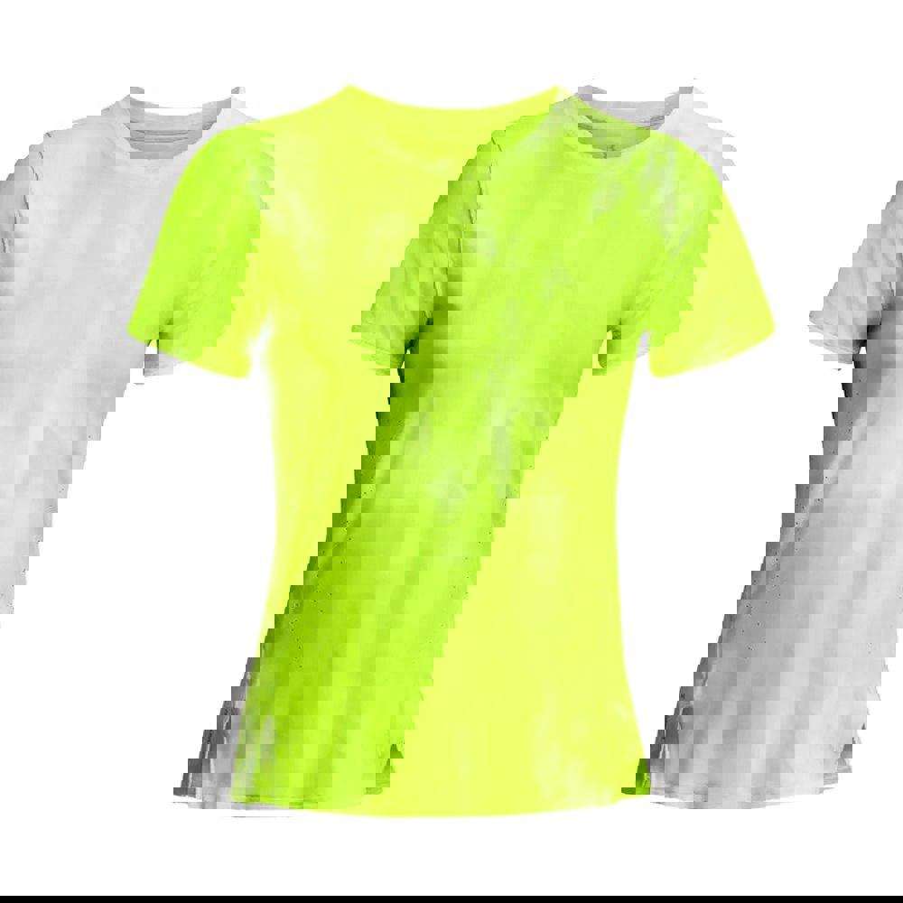 Under Armour Womens/Ladies Launch Elite Printed T-Shirt - Yellow