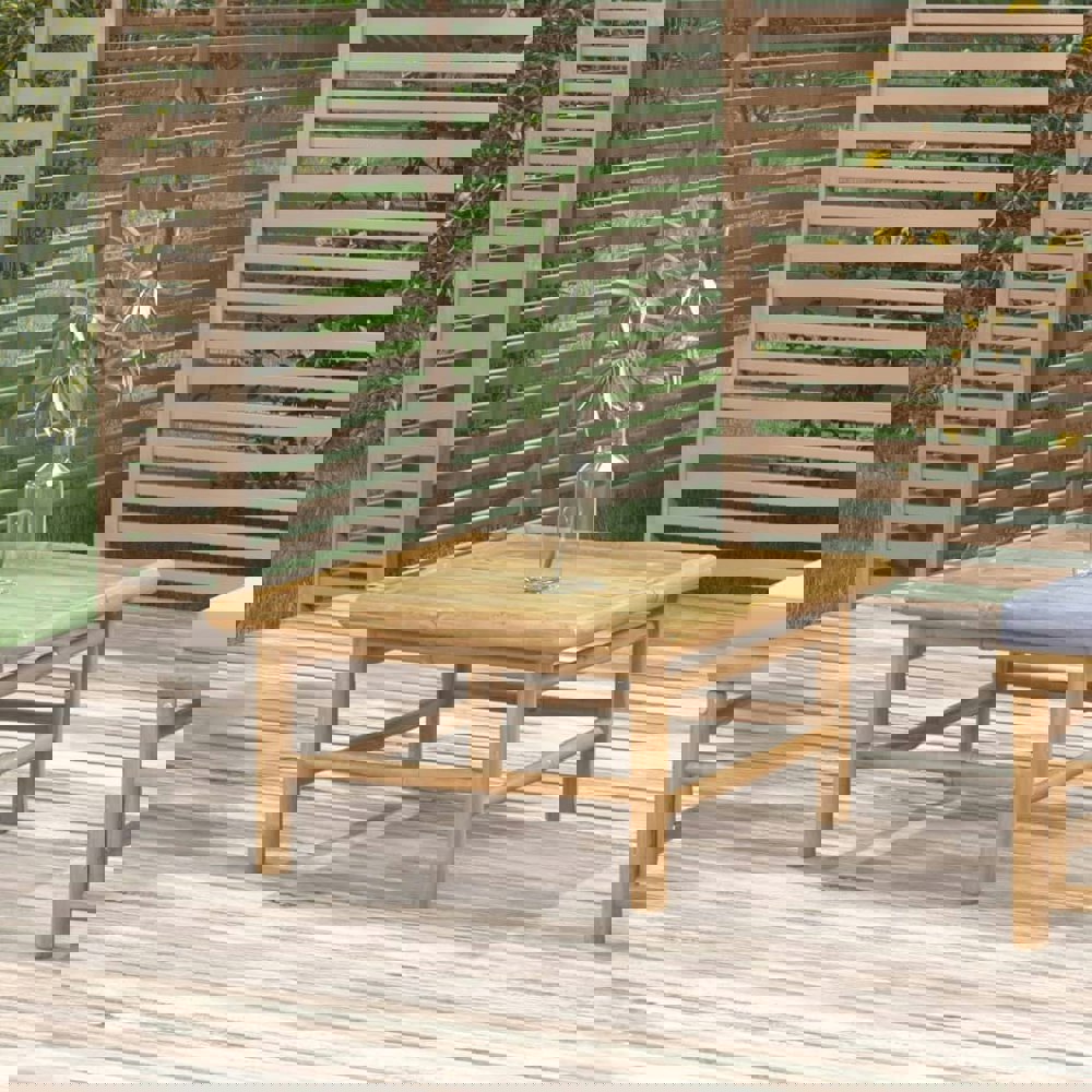 Berkfield Garden Table 65x55x30 cm Bamboo