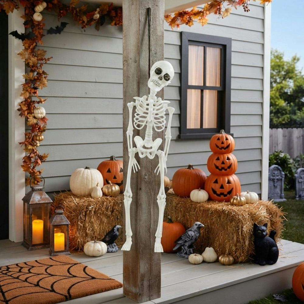 Garden Greatness Spooky Glow-in-the-Dark Halloween Skeleton