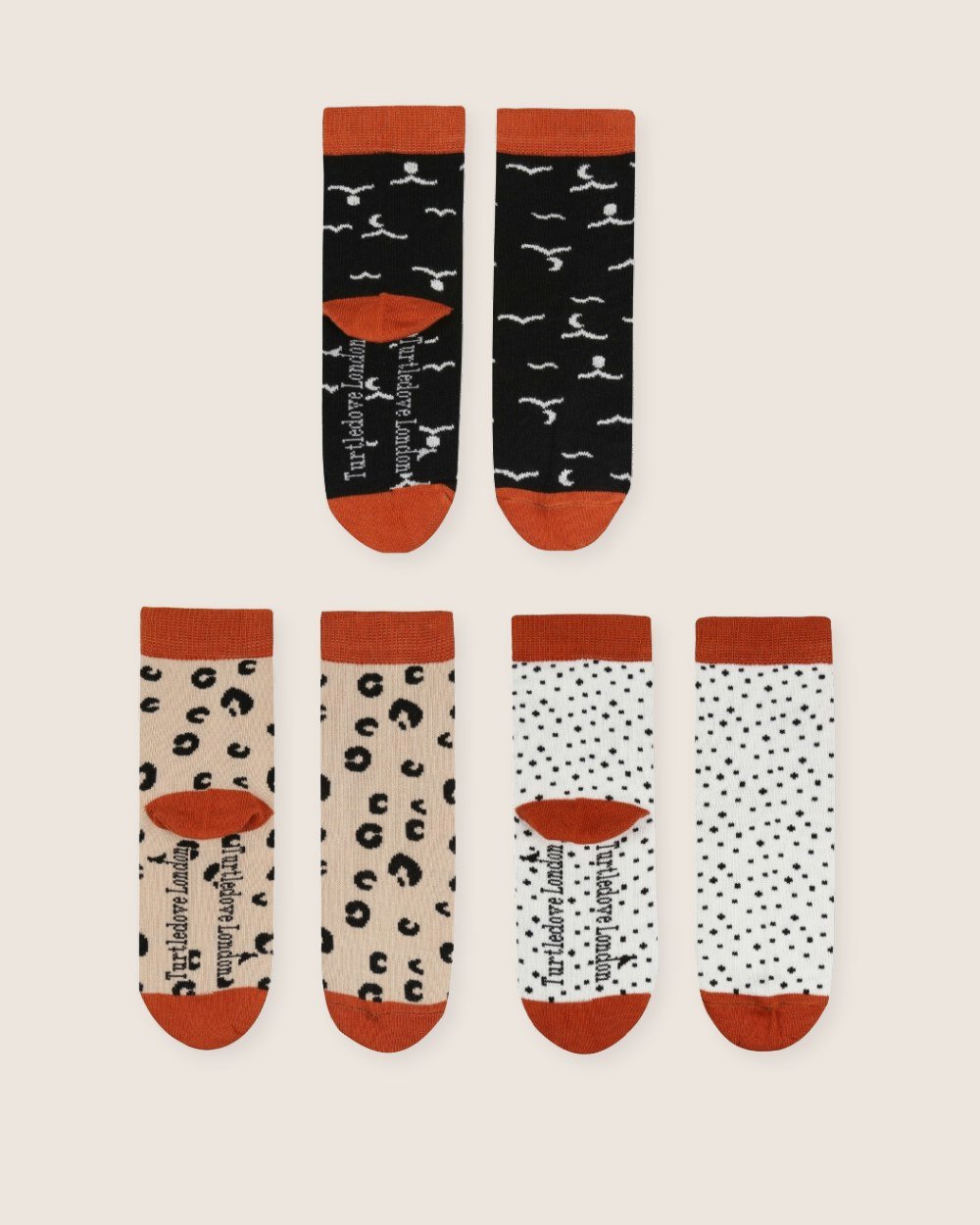 organic cotton Multicolour Spots And Animal Print Ankle Socks - 3 Pack - image 1