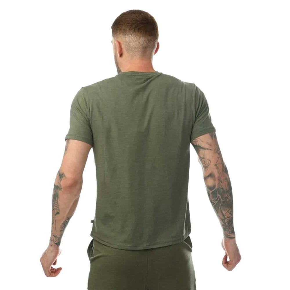 Ted Baker Mens Crew Neck T-Shirt - Khaki Green