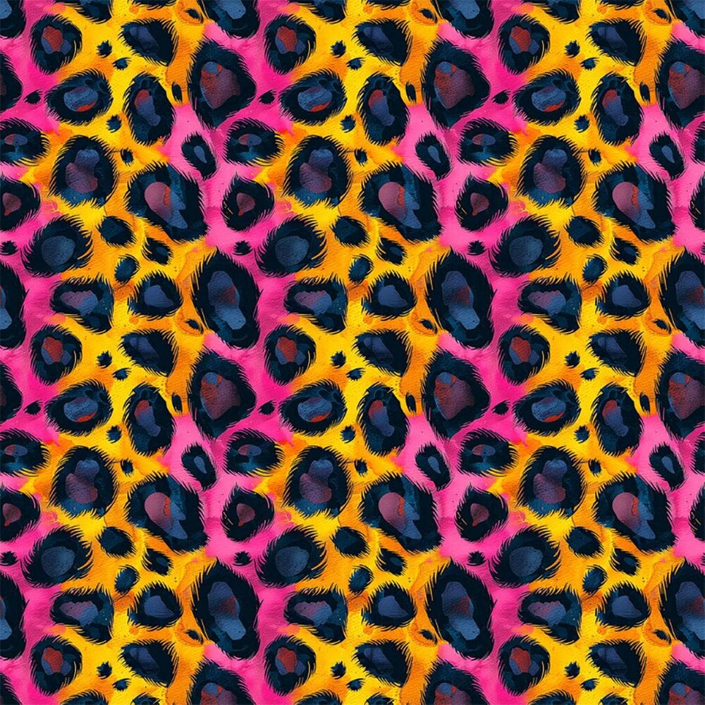 Love Frankie Electric Leopard Velvet Fabric