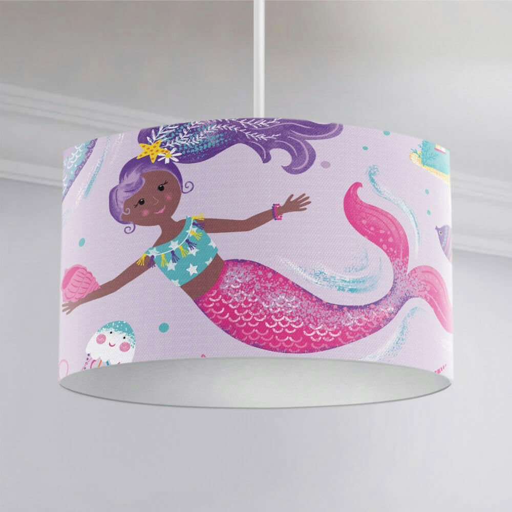 Magical Mermaids Ceiling Lampshade - Happy Linen Company