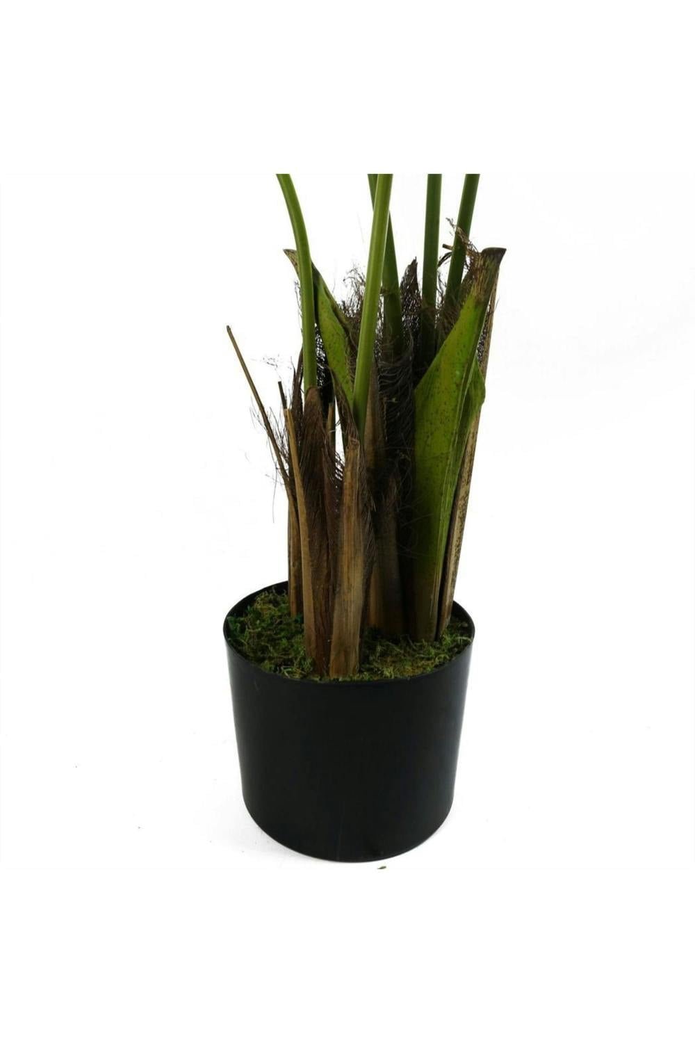 Dyzi 120cm Lifelike Kentia Palm Tree with Silk Leaves