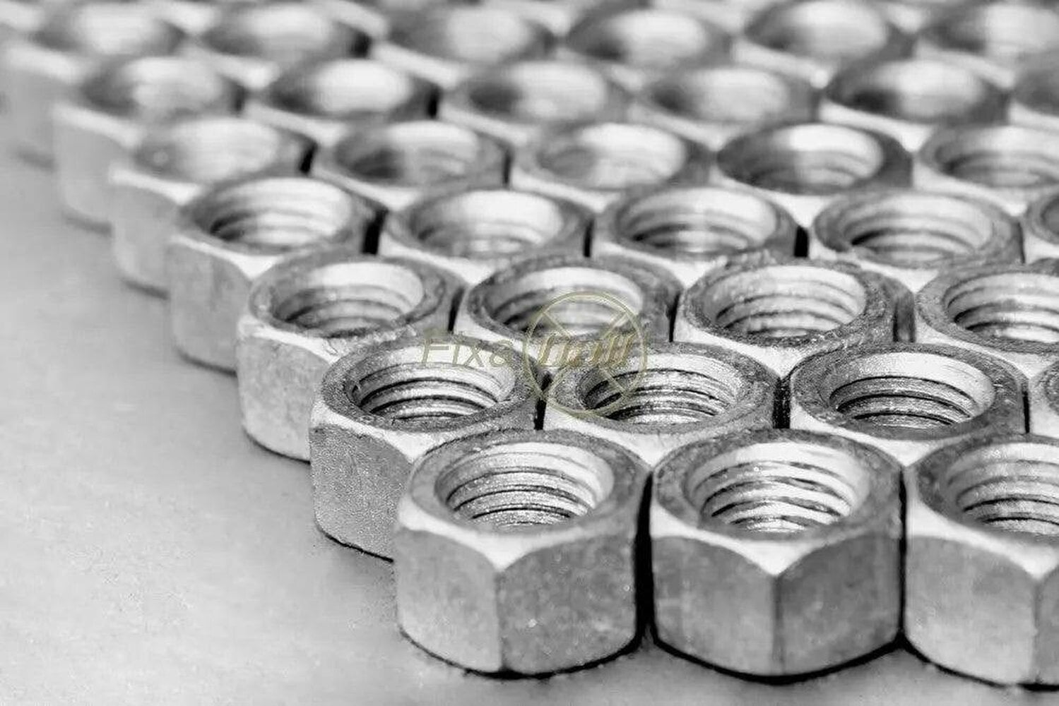 Fixaball UNC 8/32" Hex Full Nut Self Colour Grade 5 DIN 934 10 pack
