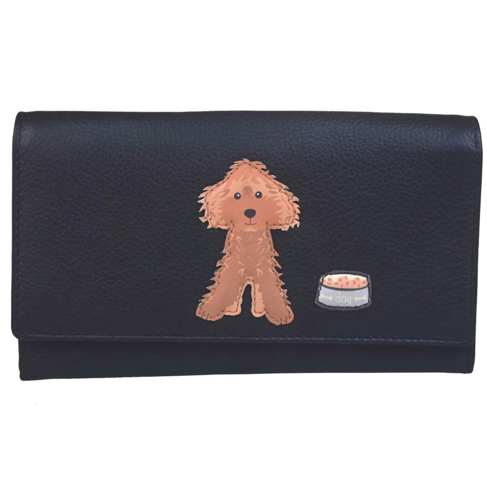Mala Leather Bertie Cockapoo Dog Purse – Soft Leather – RFID Protected
