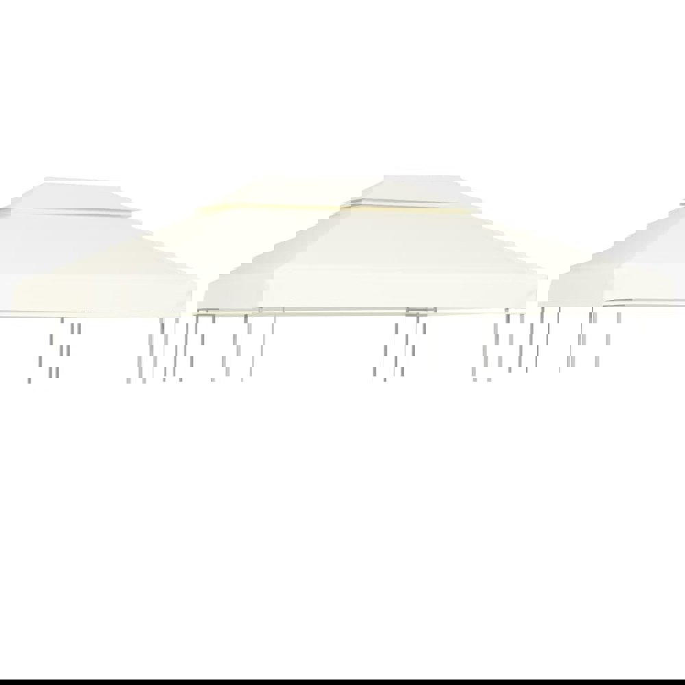 Berkfield Gazebo Cover Canopy Replacement 310 g / ma_ Cream White 3 x 4 m