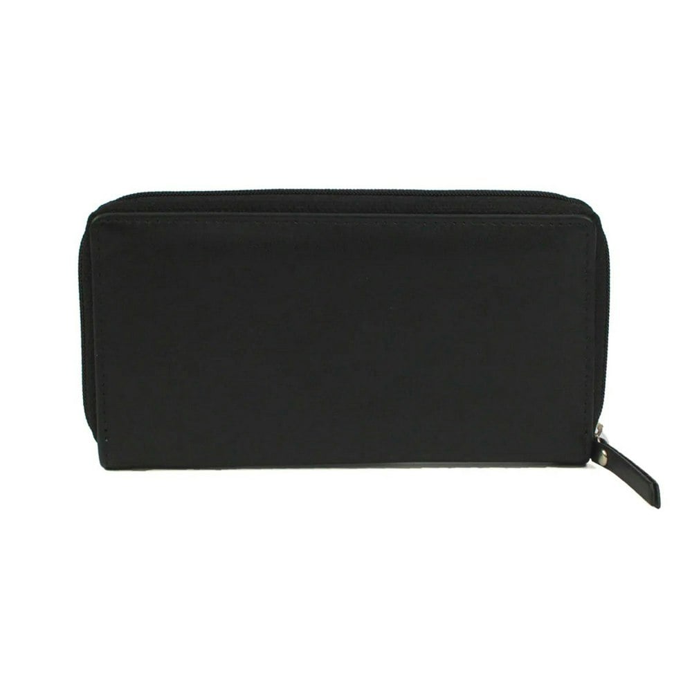 Eastern Counties Leather Womens/Ladies Rachel Laser Cut Leather Purse - Black/Red