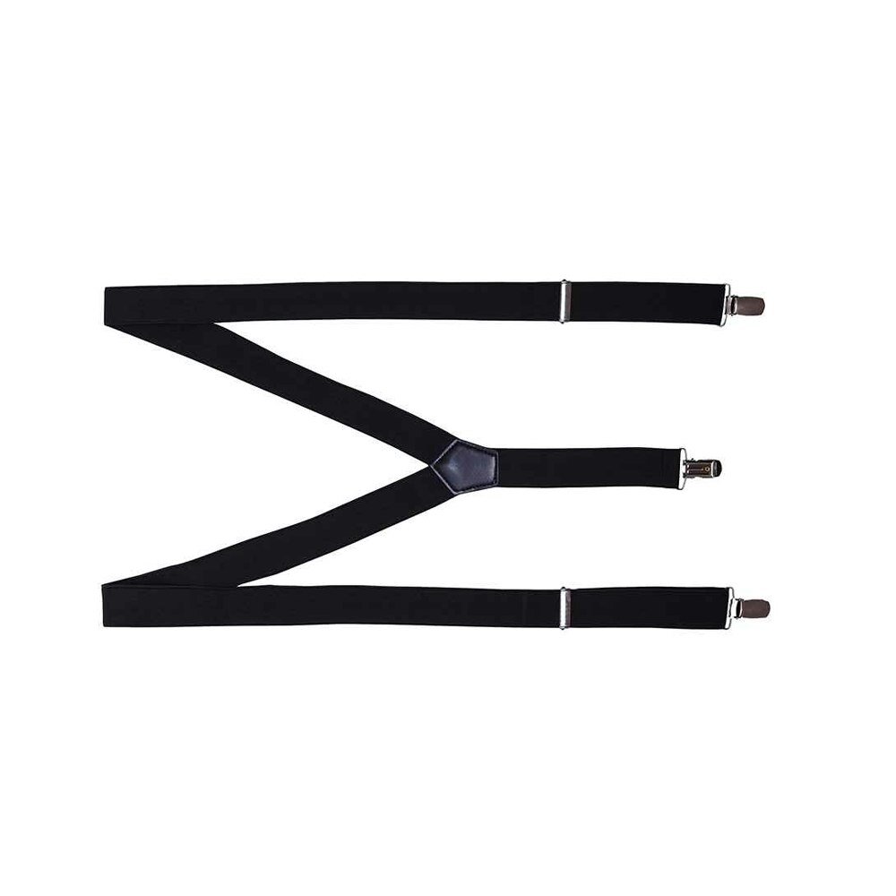 Premier Mens Clip On Braces - Black