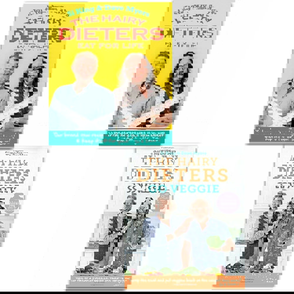The Hairy Bikers Collection 2 Book Set The Hairy Dieters Eat for Life, The Hairy Dieters Go Veggie