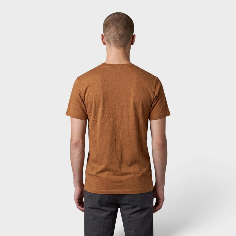 Noah Core Logo Pocket Tee Tobacco Brown