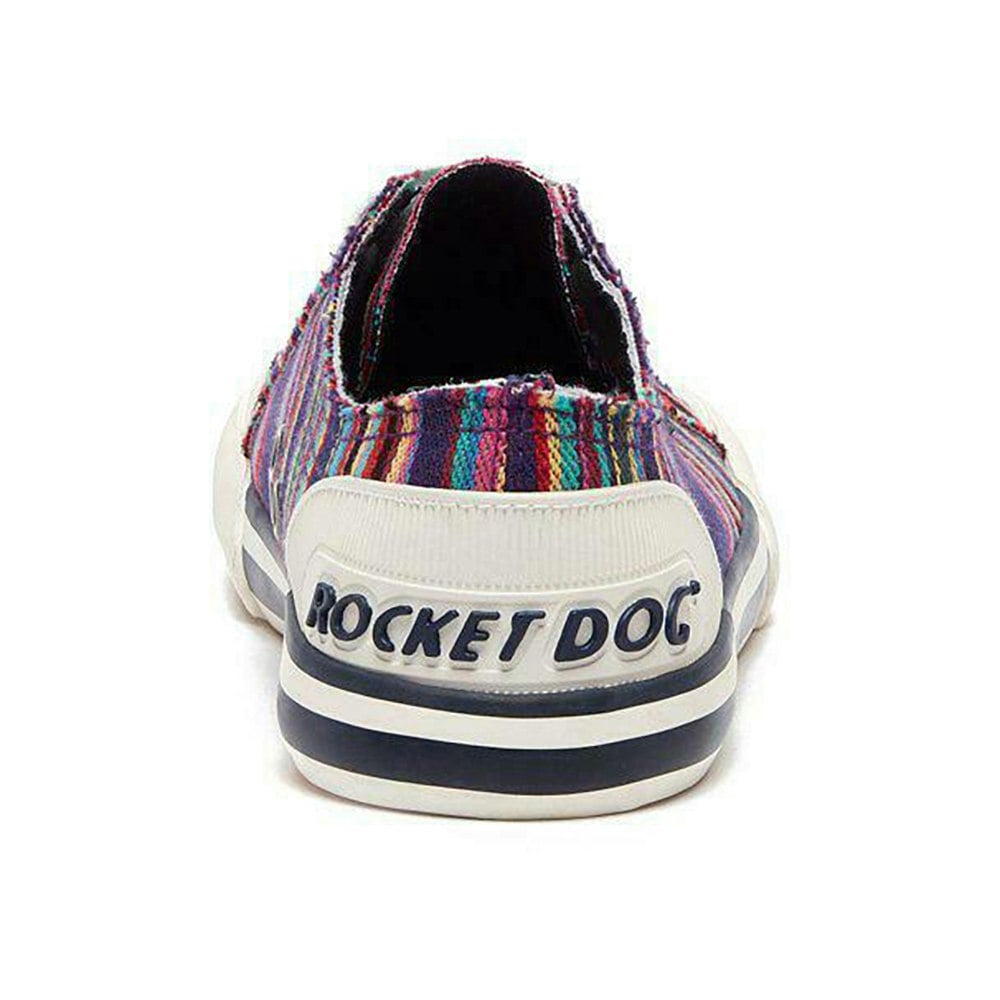 Rocket Dog Womens Jazzin Canvas Aloe Lace Up Trainer - Multicoloured