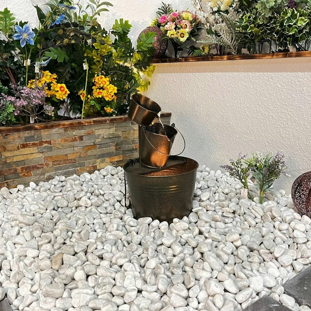 Tranquillity Water Features Bermuda Denver Modern Metal Water Feature