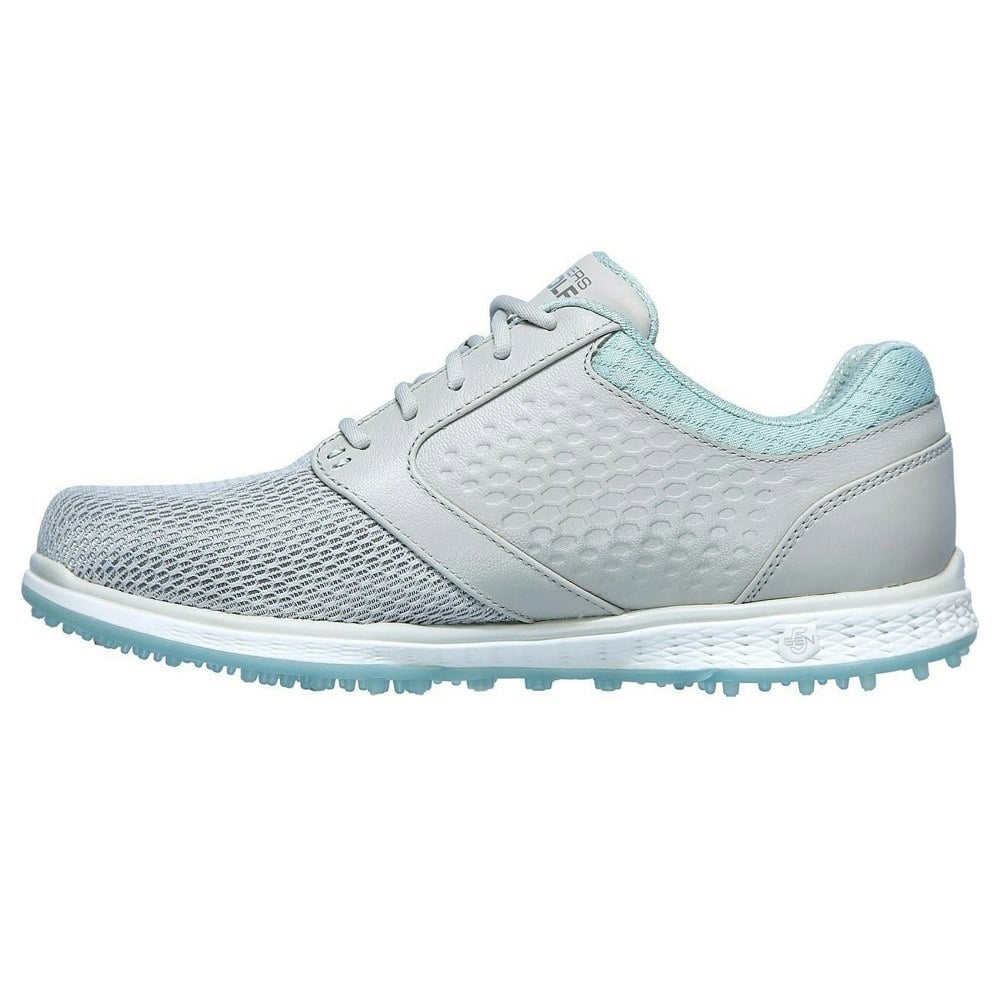 Skechers Womens Elite 3 Grand Leather Trainers - Grey/Multicoloured