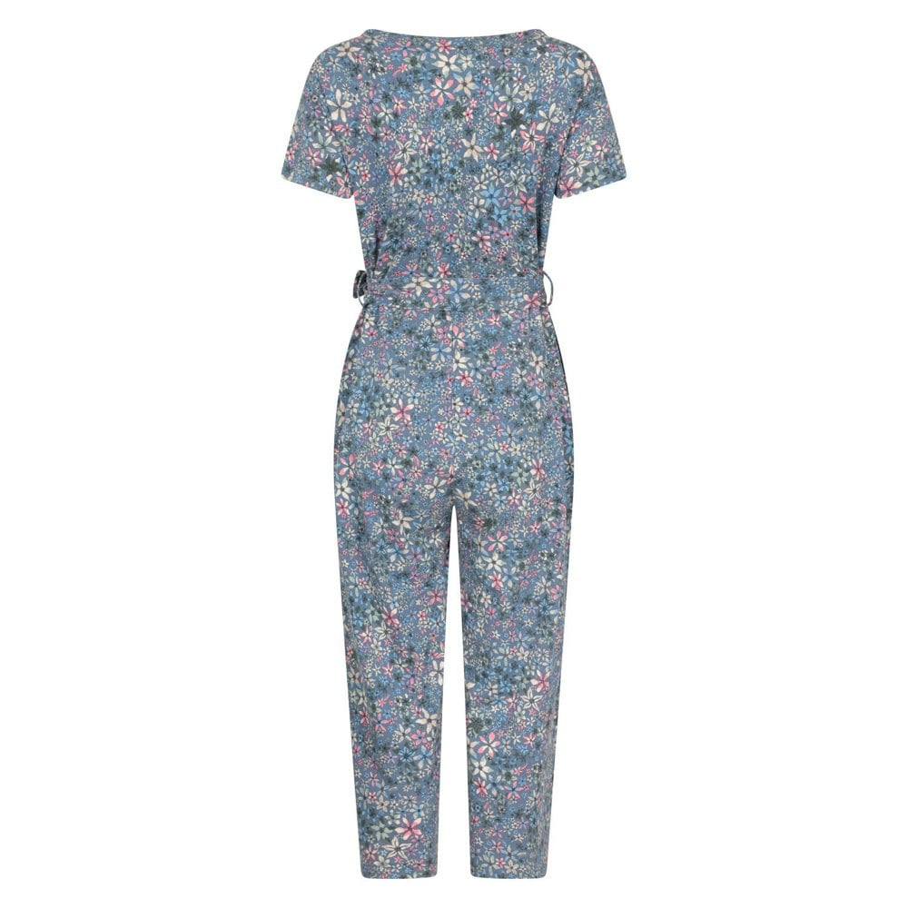 Mountain Warehouse Women's Santorini Floral Wrap Jumpsuit - Grey