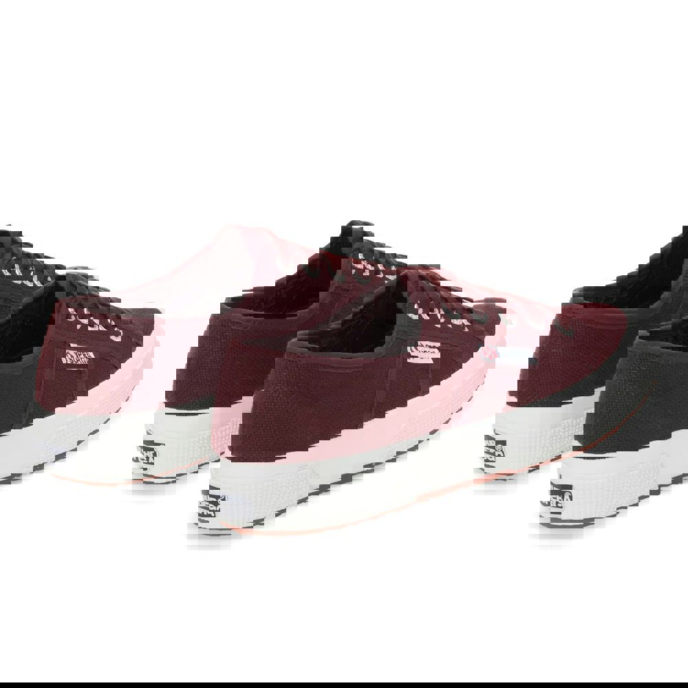 Superga 2750 OG Cotu Classic Women's Vegan Trainers - Red Bordeaux