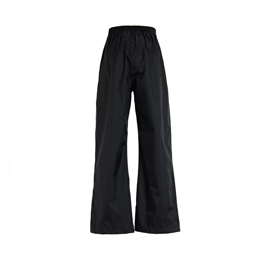 Regatta Great Outdoors Kids Boys Adventure Tech Pack It Waterproof Overtrousers - Black