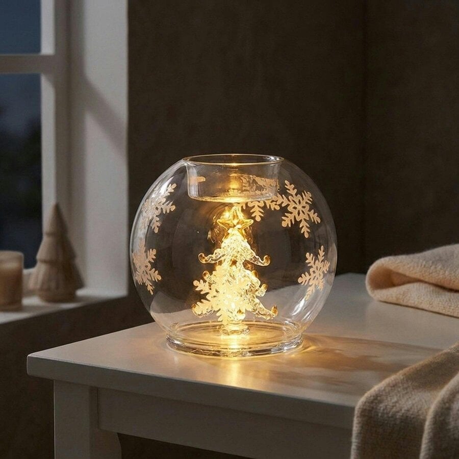 Garden Greatness Contemporary Glass T Light Holder