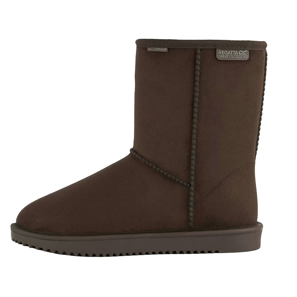 Regatta Women's Risely Waterproof Faux Fur Lined Winter Boots - Chocolate