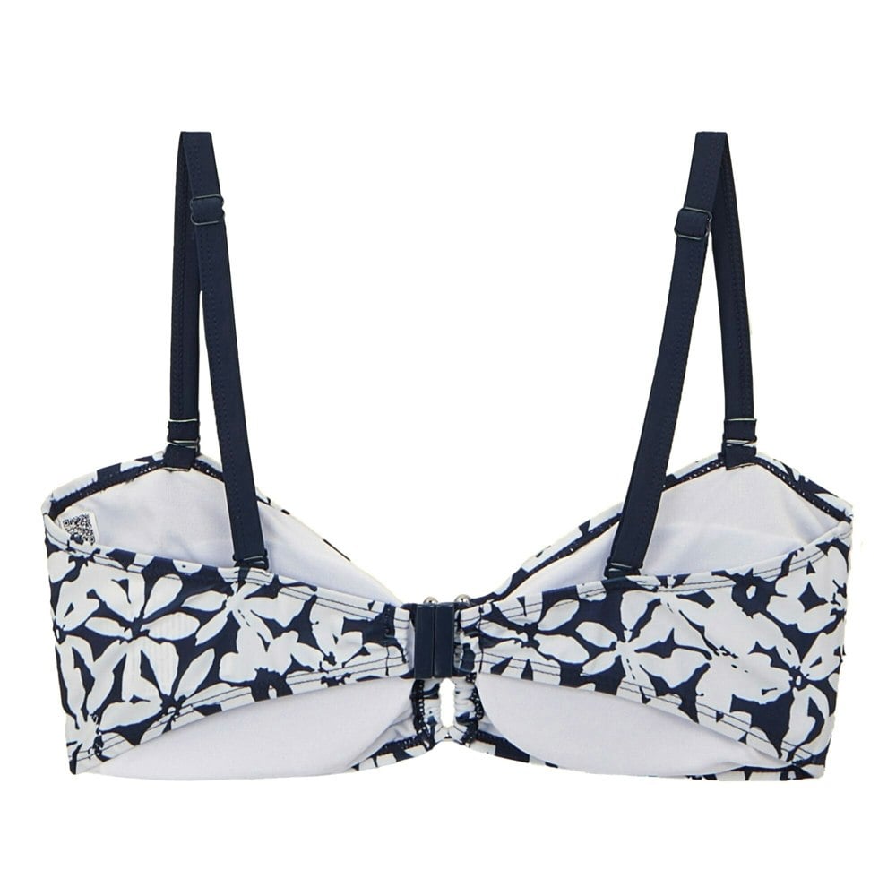 Regatta Womens/Ladies Aceana III Floral Bikini Top - Navy/White