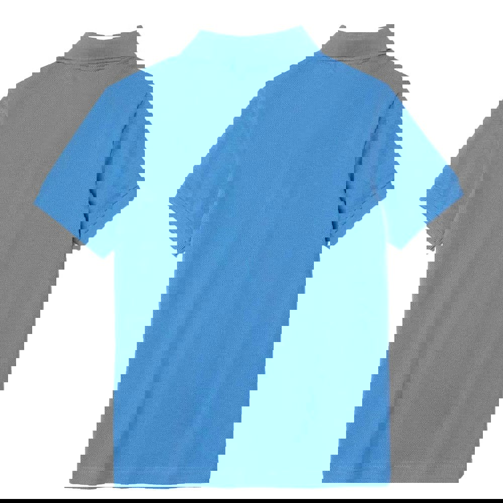 Lacoste Childrens/Kids Minecraft Organic Cotton Polo Shirt - Blue