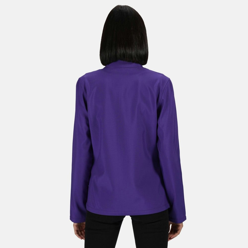 Regatta Standout Women's Ablaze Printable Soft Shell Jacket - Purple/Black