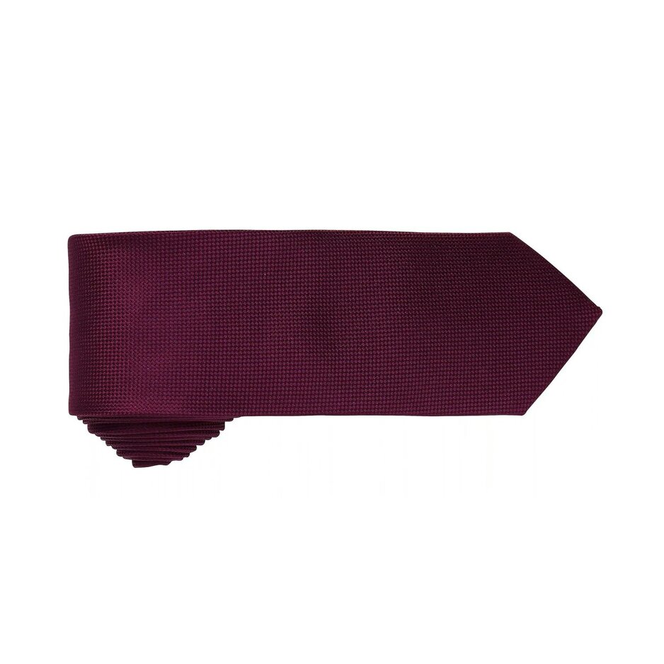 Premier Mens Micro Waffle Formal Work Tie (Pack of 2) - Aubergine