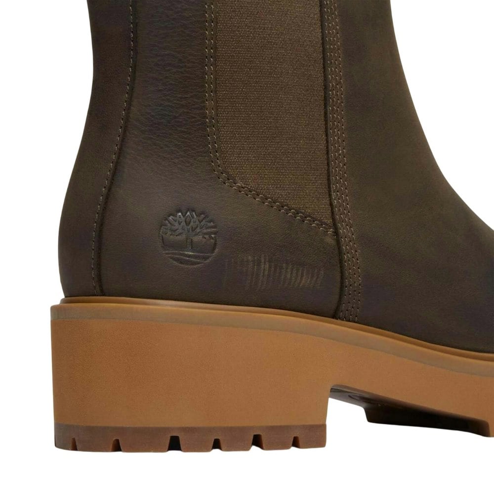 Timberland Womens/Ladies Carnaby Leather Mid Cut Chelsea Boots - Olive