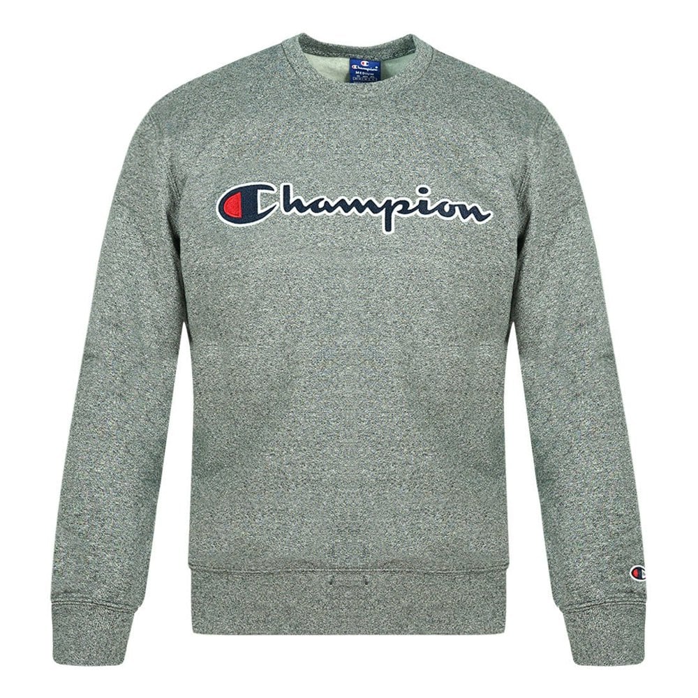 Champion Classic Script Logo Sweatshirt - Light Grey