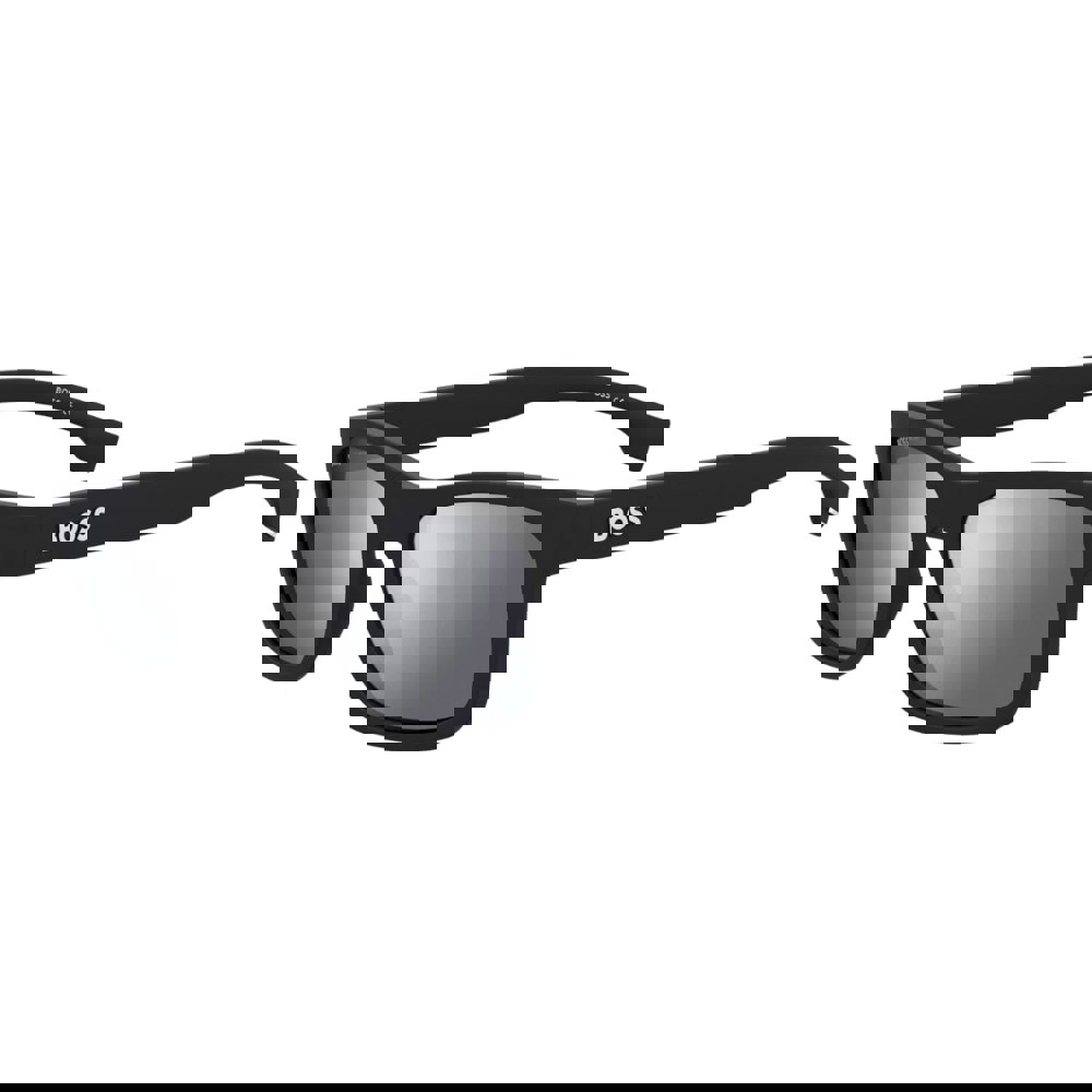 Hugo Boss Silver SP Lensed Matte Black Framed Sunglasses