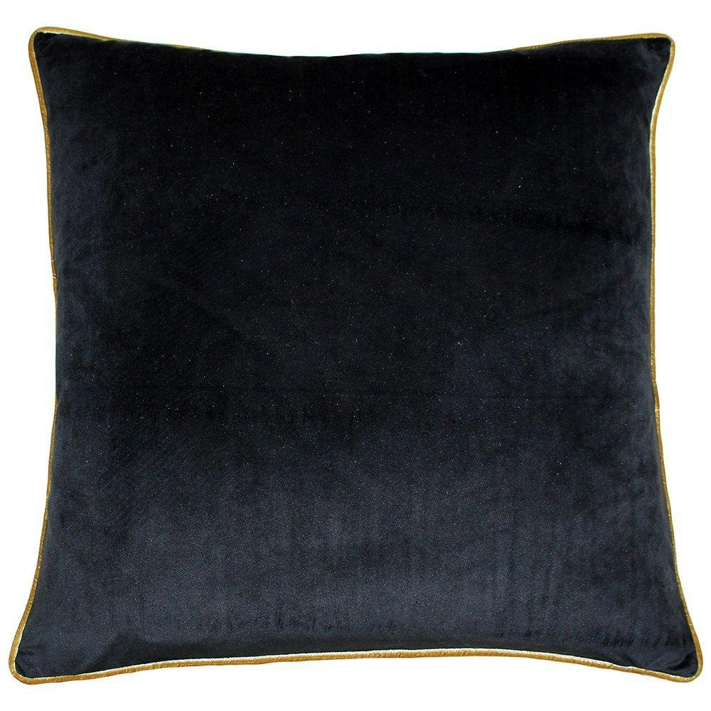 Paoletti Meridian Cushion Cover - Black/Gold