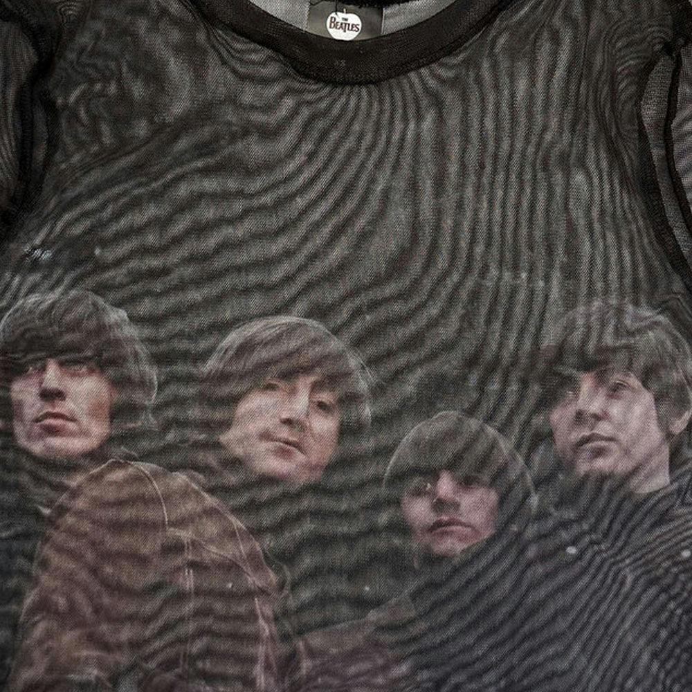 The Beatles Rubber Soul Mesh Crop Top