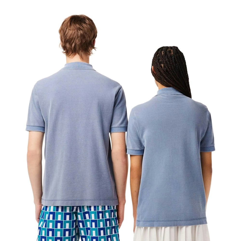 Lacoste Unisex Natural Dyed Classic Polo Shirt - Stone