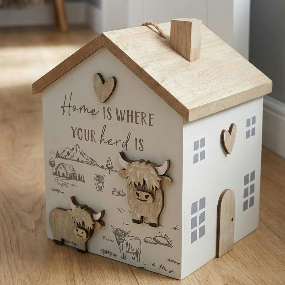 Garden Greatness Highland Cow House Door Stop
