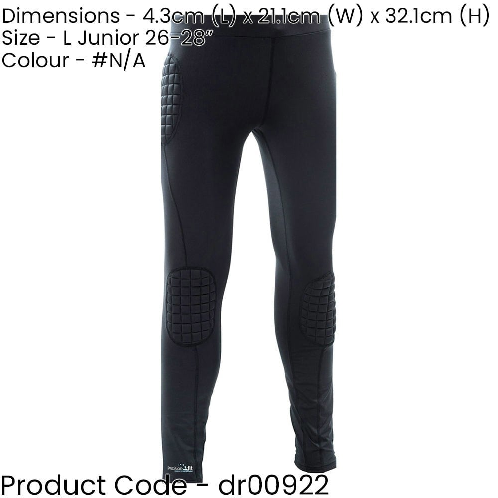 JUNIOR 26-28 Inch Padded Goal-Keeping Baselayer Trousers - EVA Hip & Leg Bottoms