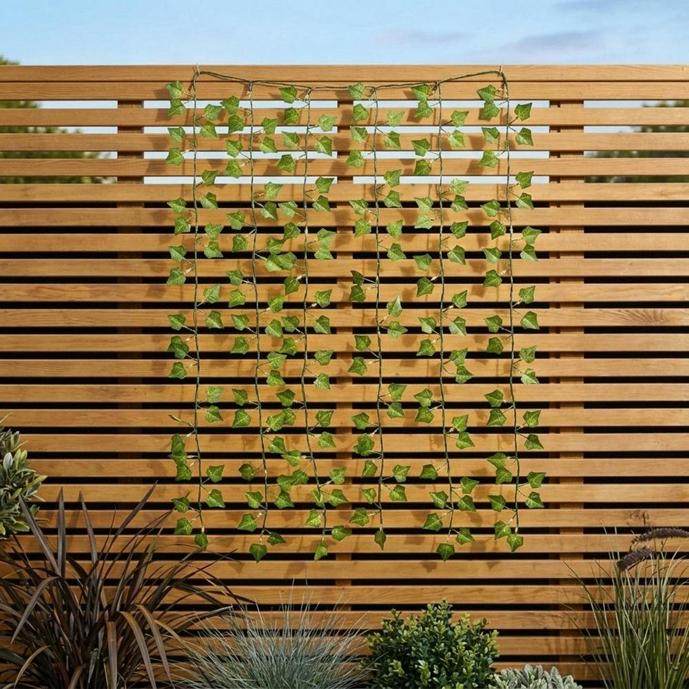 Garden Greatness 1.8m Ivy Leaf LED Garden Curtain Lights