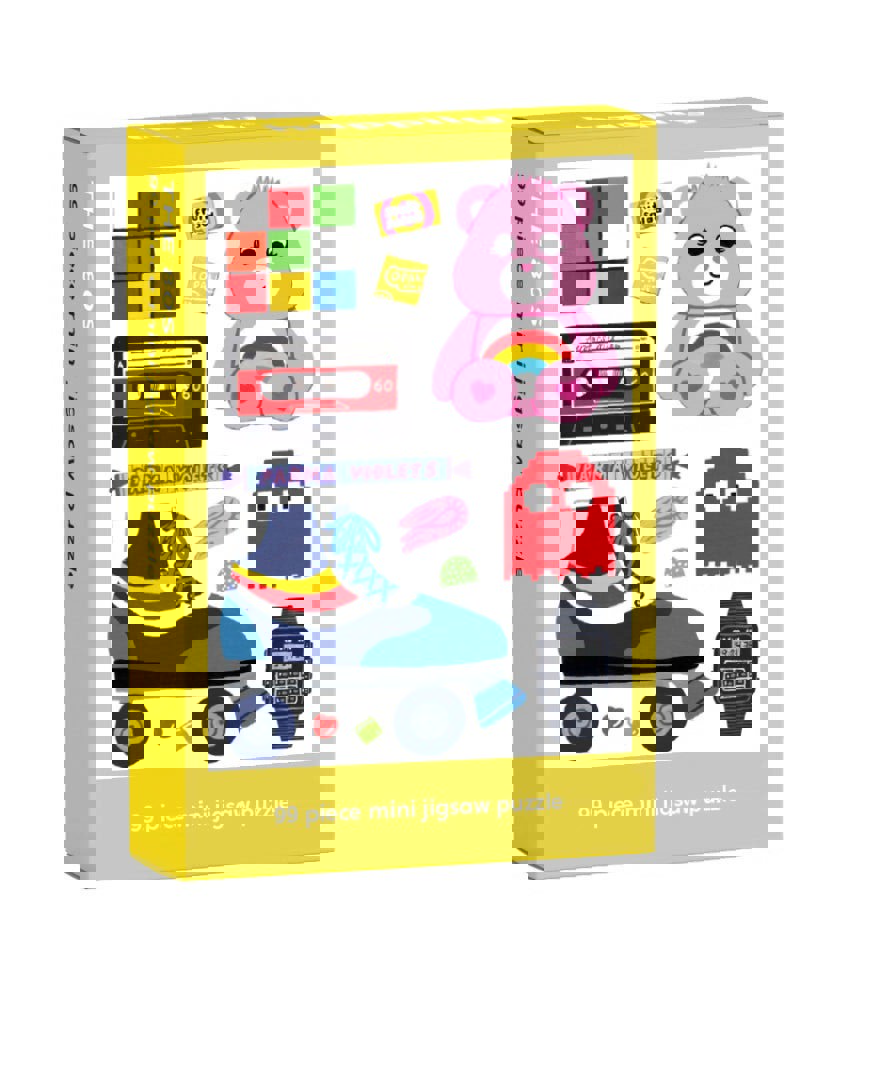 Happily Puzzles In the 80's - 99 Piece Mini Jigsaw Puzzle