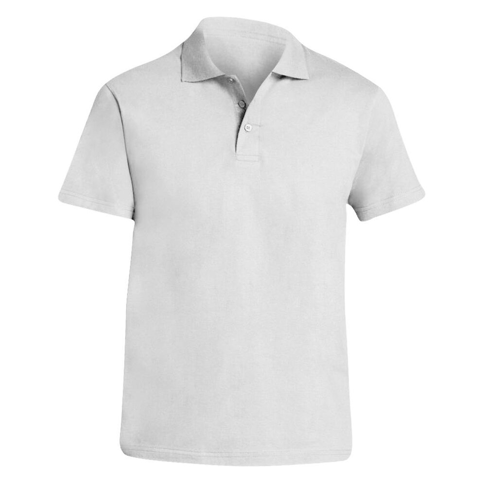 SOLS Mens Prescott Jersey Short Sleeve Polo Shirt - White - White - 100% Cotton
