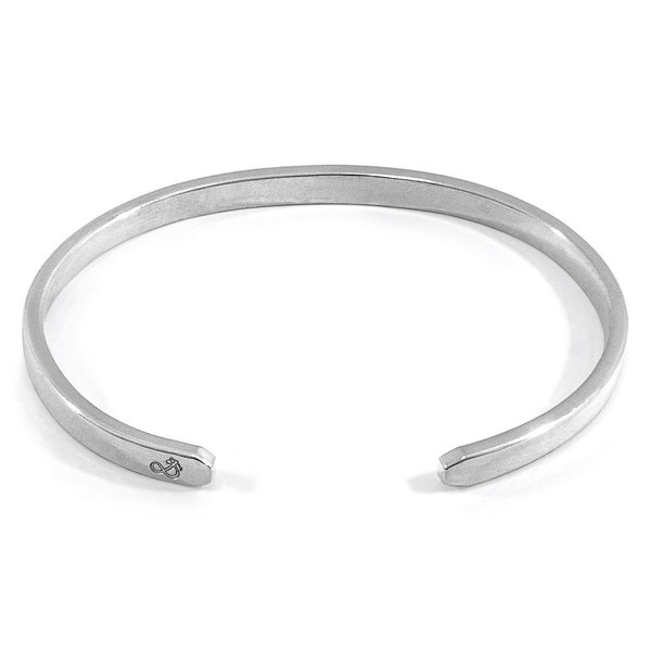 Anchor & Crew Reynolds Element Midi Geometric Silver Bangle