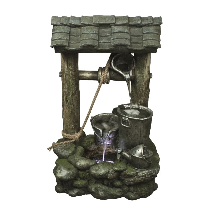 Tranquillity Water Features 3 Bucket Wishing Well Water Feature