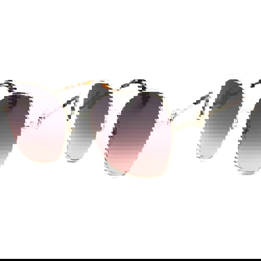Marc Jacobs Pink Shaded Lens Gold Sunglasses One Size