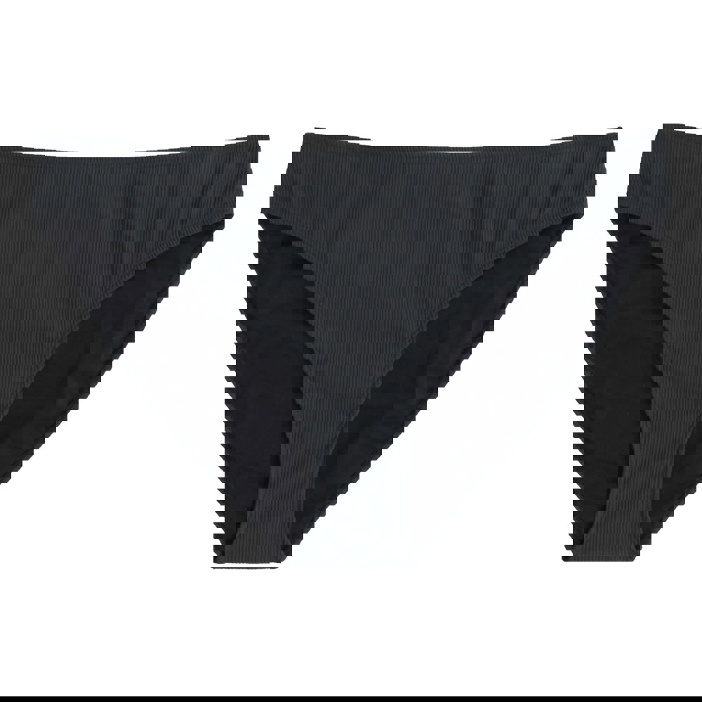 Animal Womens/Ladies Florence Ribbed Bikini Bottoms - Black