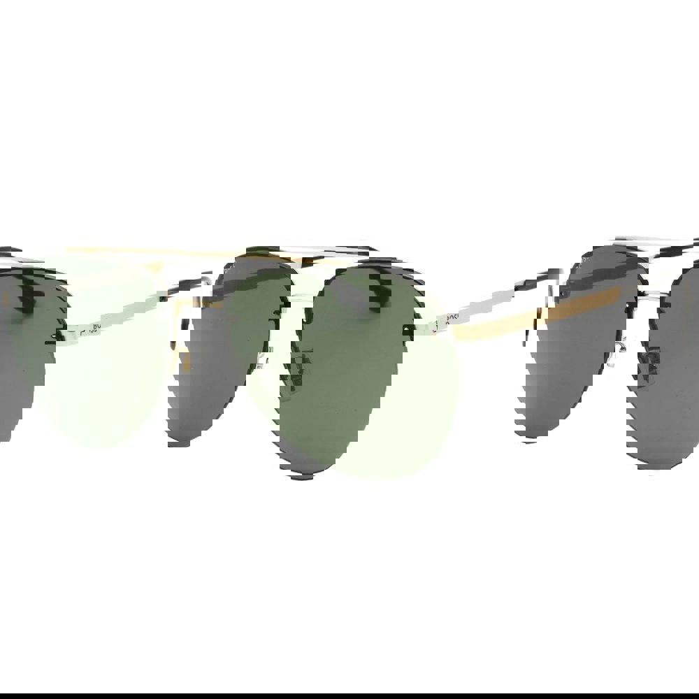 Hugo Boss Green Len Matte Gold Sunglasses One Size