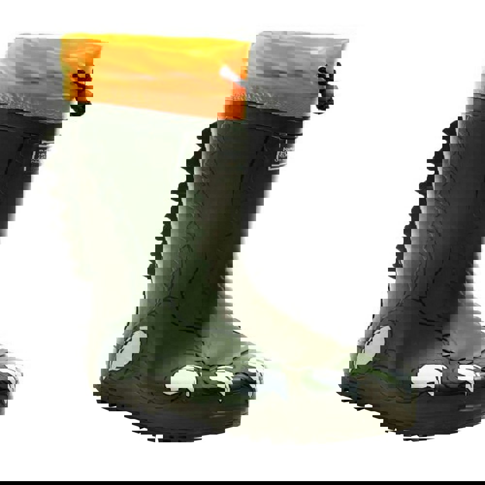 Dare 2B Childrens/Kids Mudplay Dinosaur Wellingtons - Dark Khaki/Rusty Orange