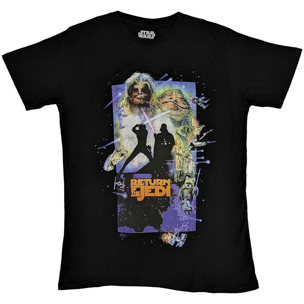 Star Wars Unisex Adult Return Of The Jedi Poster T-Shirt - Black